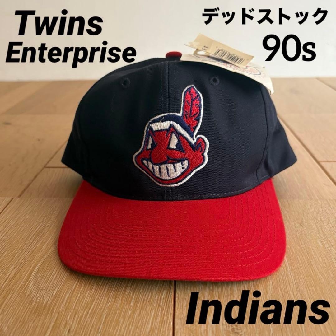 ★90s★ツインズ★クリーブランド・インディアンス キャップ★新品タグ付