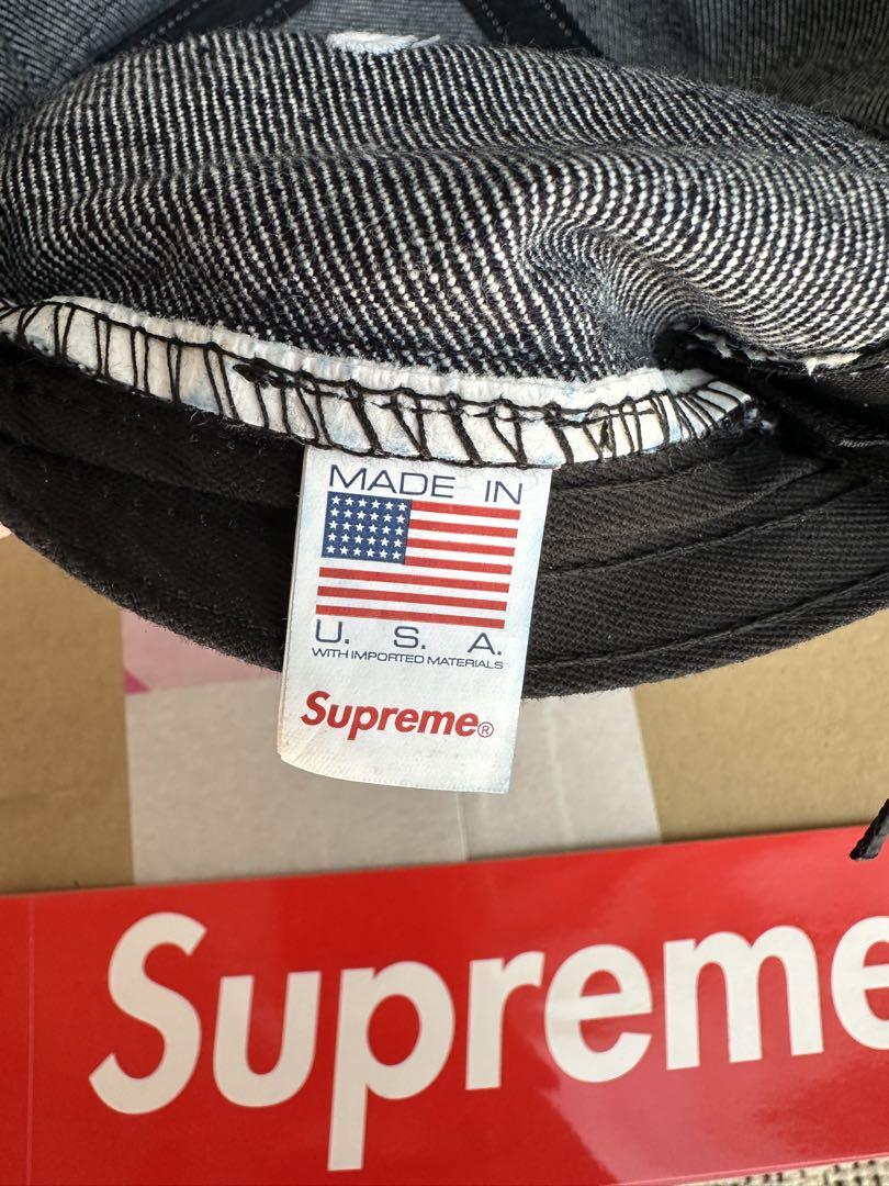 小物 Supreme Coated Denim Camp Cap
