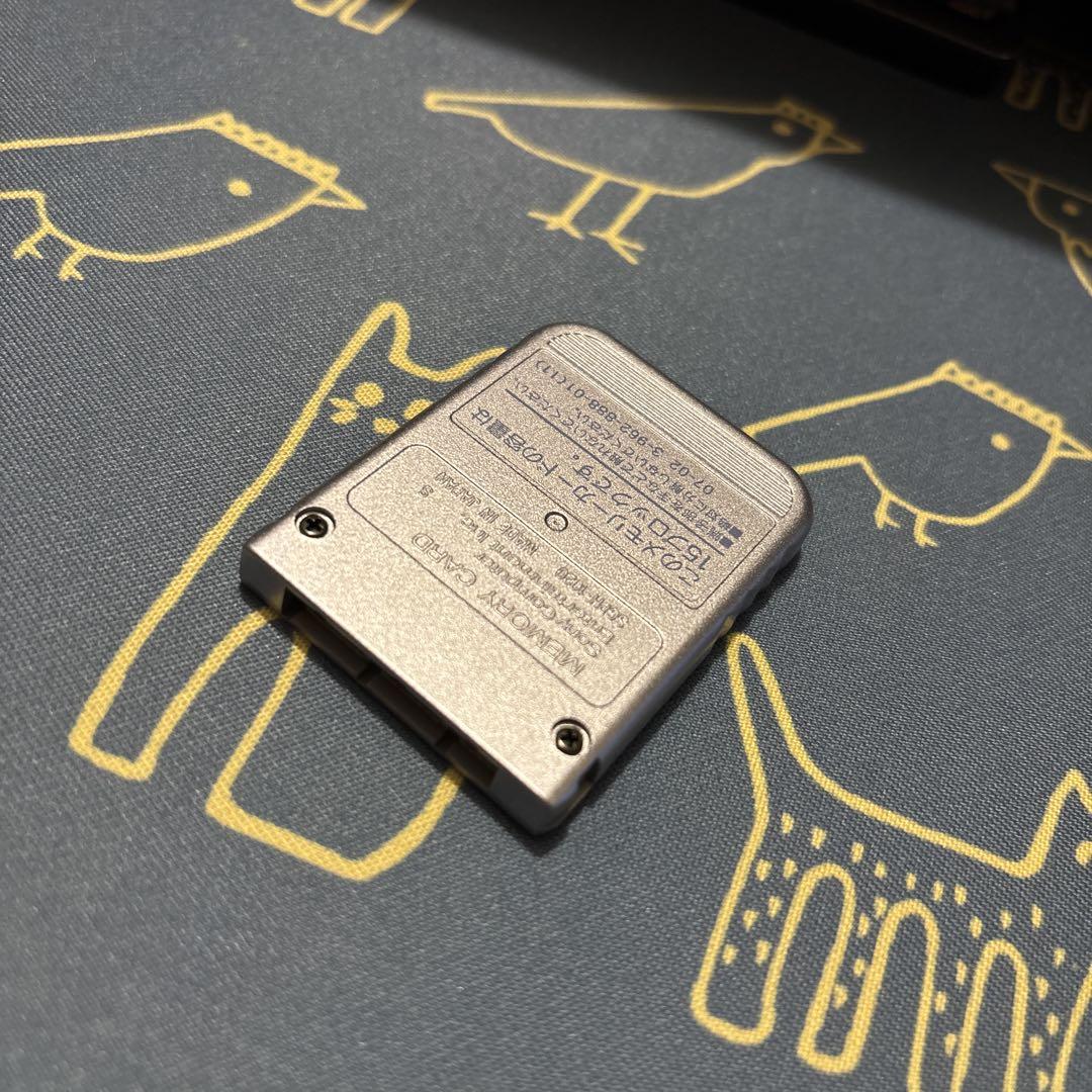 PS1メモリーカード ブリリアントシルバー