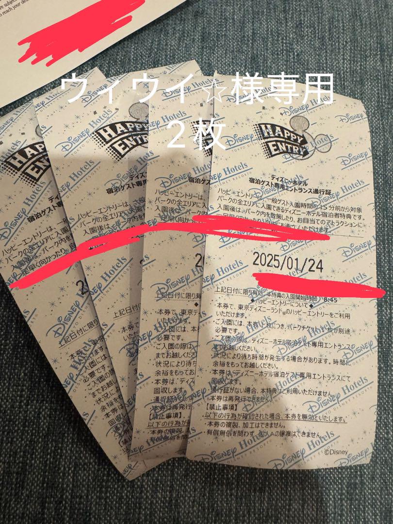 ウィウイ⭐︎様専用 ハッピーエントリー　1/24 2枚