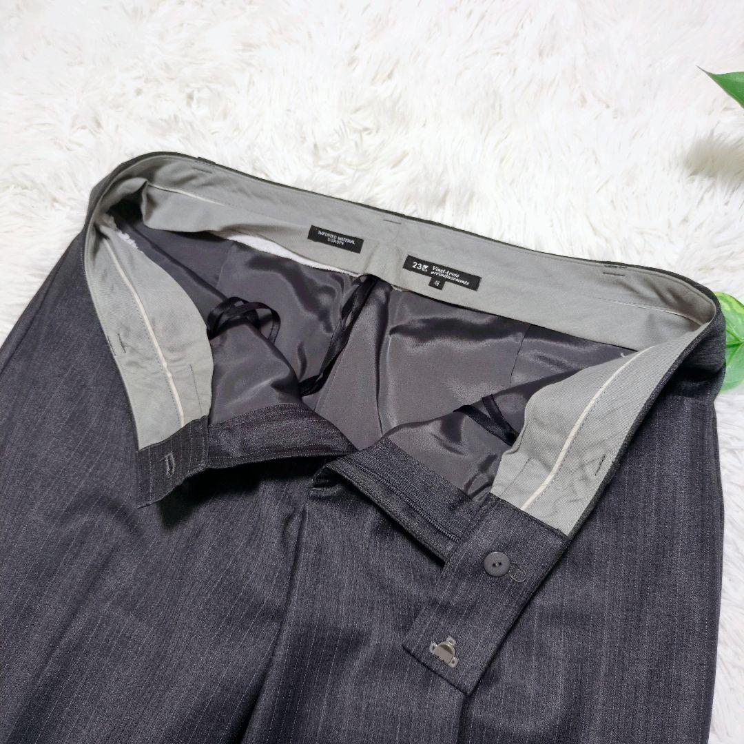■大きいサイズ■23区 パンツスーツ セットアップ  1B グレー 3XL