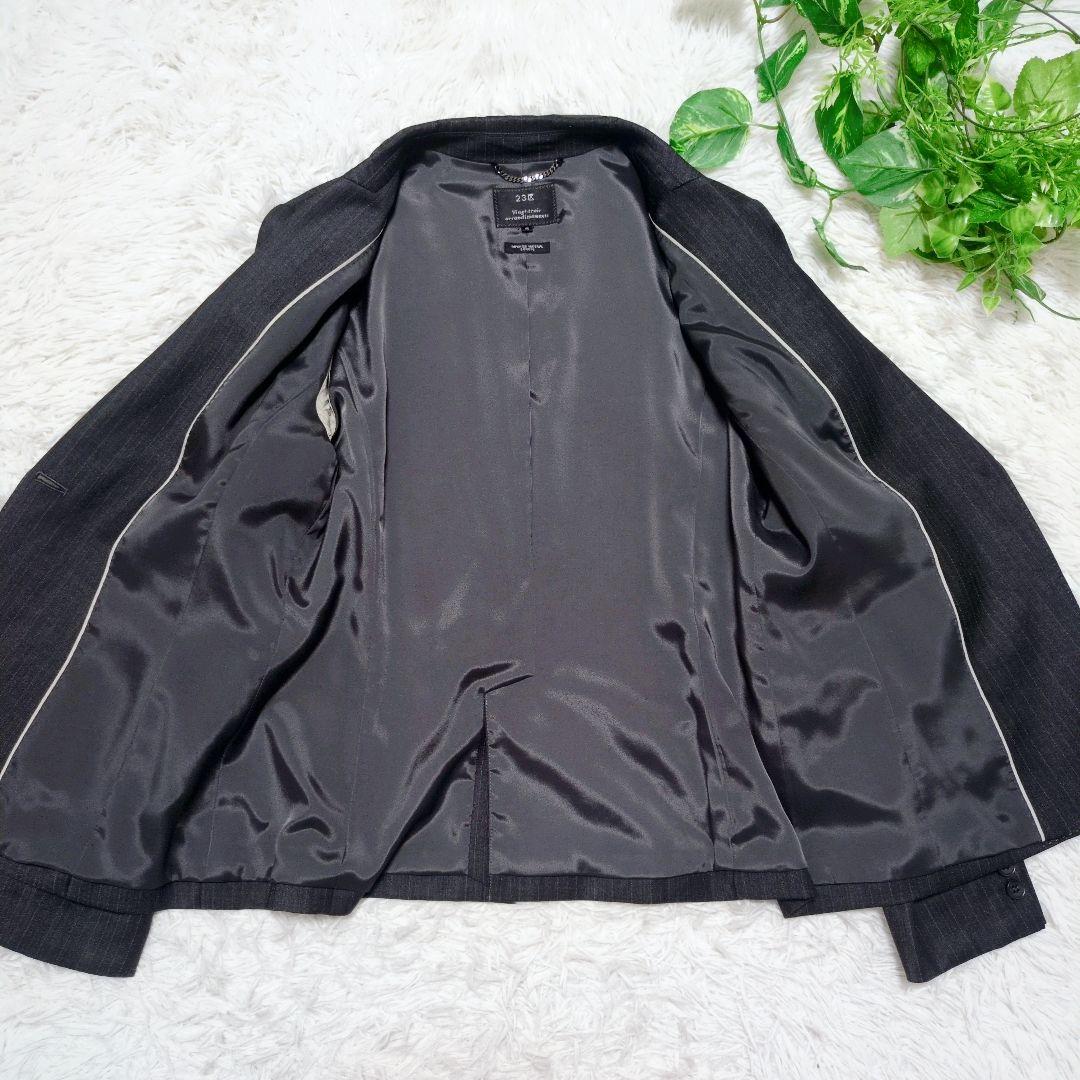 ■大きいサイズ■23区 パンツスーツ セットアップ  1B グレー 3XL