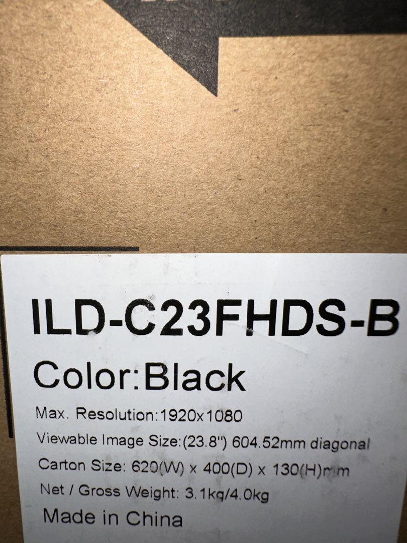 新品　アイリスオーヤマ 液晶ディスプレイ 23.8 ILD-C23FHDS-B