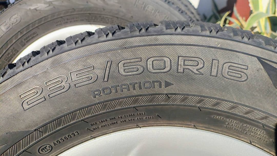 アストロ スタークラフト純正ホイール スタッドレスタイヤ アストロ スタークラフト純正ホイール スタッドレスタイヤ