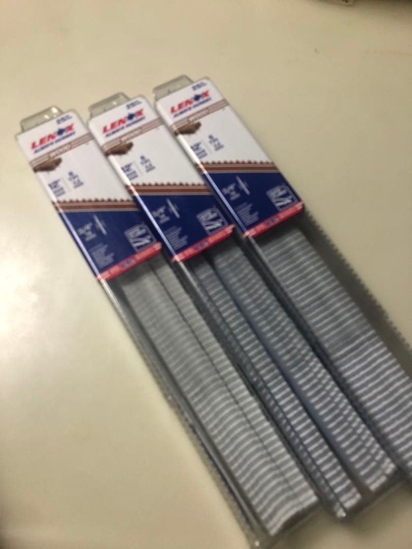 レノックス 305mm セーバーソー 木刃 25枚×3箱