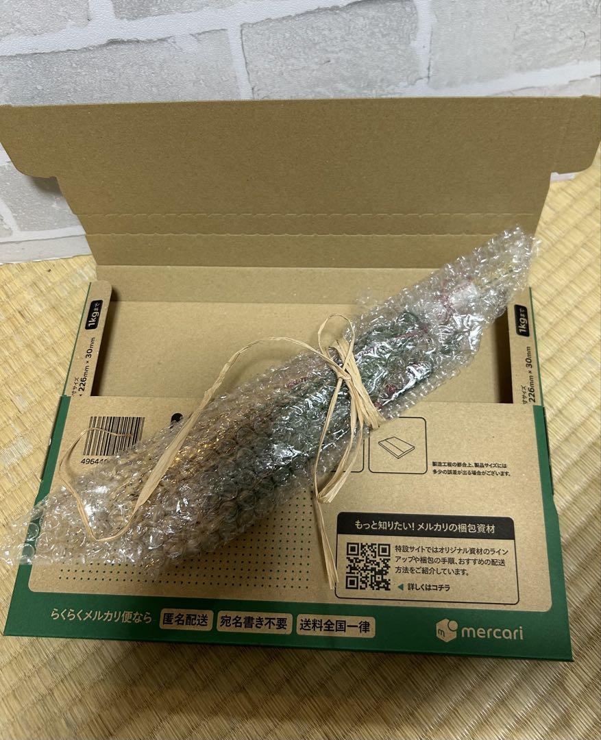しめ縄 正月飾り 稲穂・松葉・南天の葉、実・水引付き