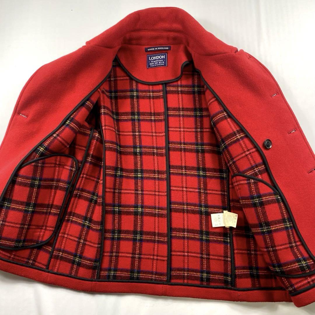 LONDON Tradition × SHIPS JET BLUE ピーコート
