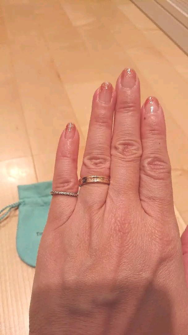 TIFFANY&Co ルベドメタル 1837 ナローリング #8号｜Yahoo!フリマ