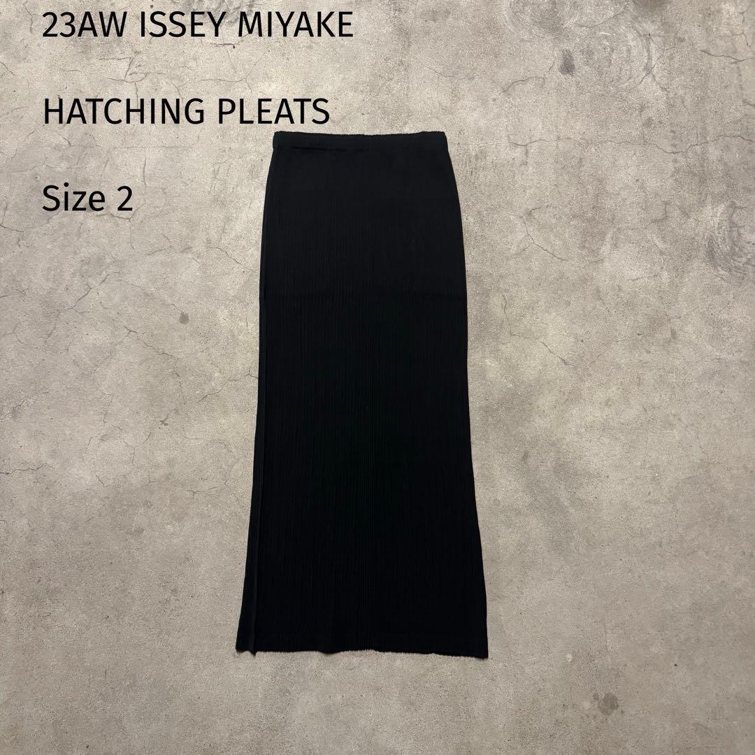 23AW ISSEY MIYAKE HATCHING PLEATS Size 2M ISSEY MIYAKE