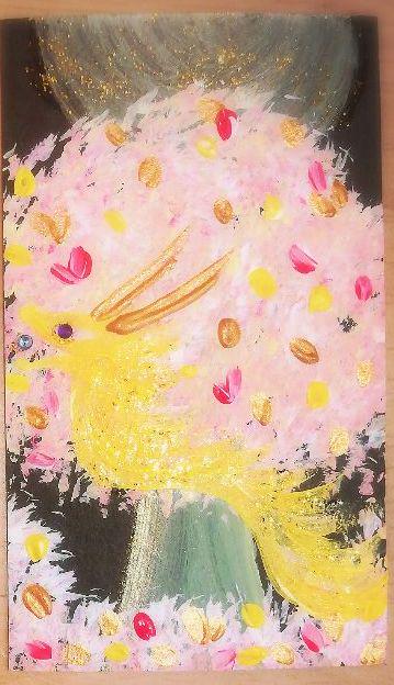 専用ページご購入出来ません開運絵画　✾金爆愛優カードsize✾