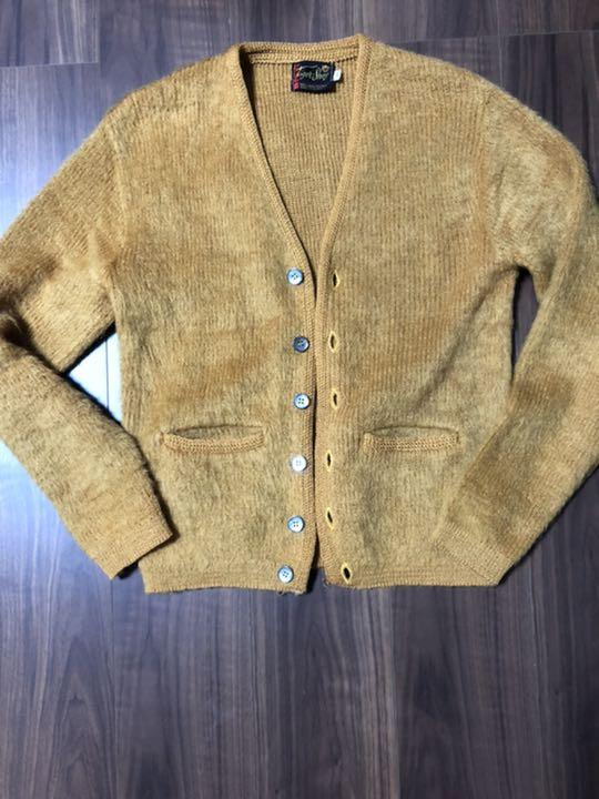 予約販売】本 60s ヴィンテージモヘア マスタード Special