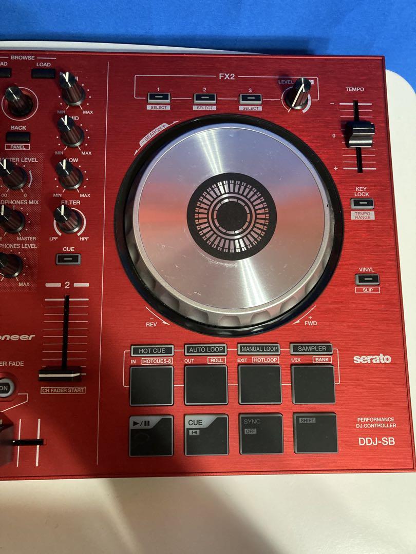 パイオニア DDJ-SB DJコントローラー 赤