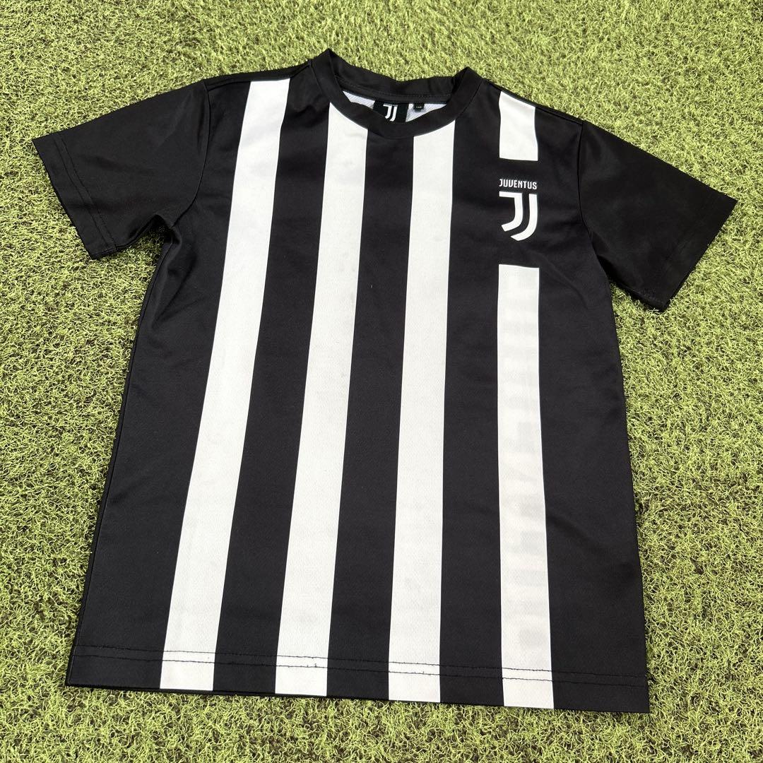 Juventus 黒/黄色 ストライプシャツ キッズJuventus ストライプ Tシャツ - メルカリ
