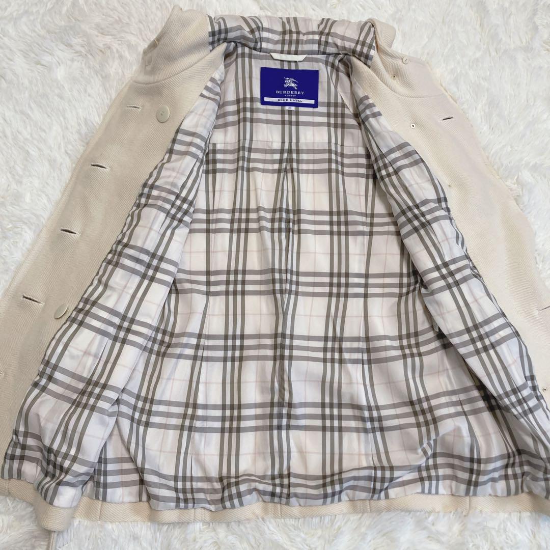 BURBERRY BLUE LABEL ピーコート ベルト付き  M