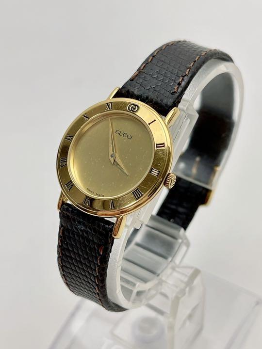 限定セール T396 GUCCI グッチ クォーツ 腕時計 革ベルト rLCbw-m18247181989 豊富な人気SALE