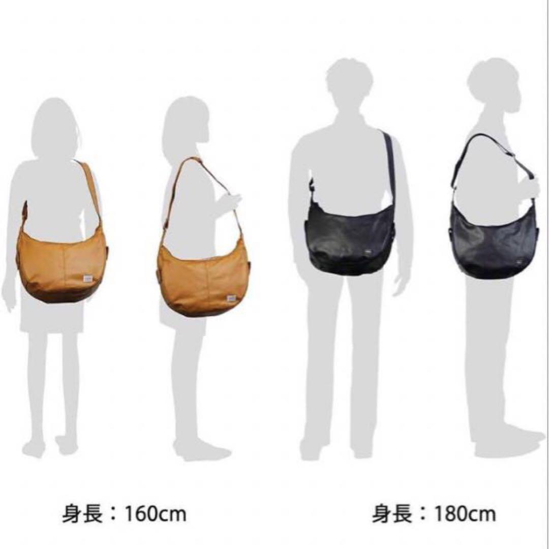 極美品】PORTER フリースタイル ショルダーバッグ ハーフムーン