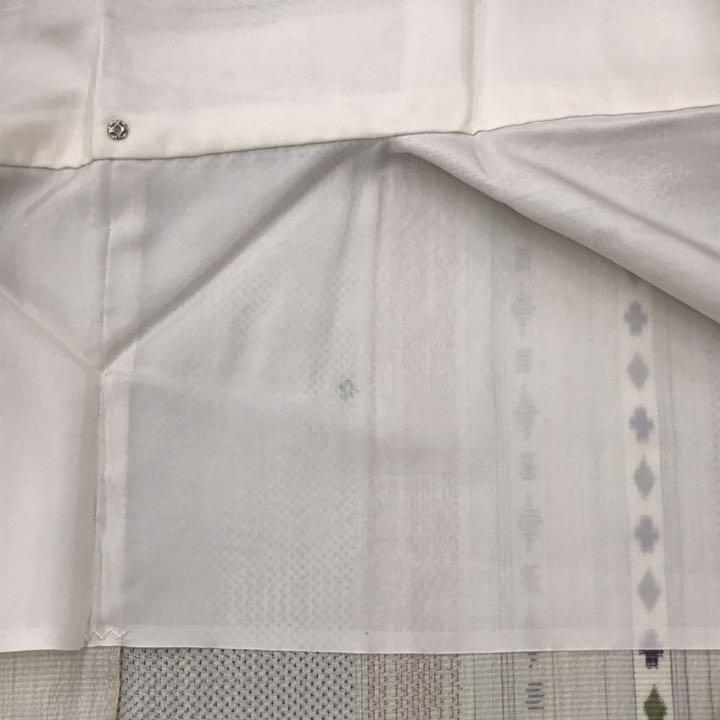 627 水色 縞 美品 良品 erXgj-m18248360277 単衣 お召 紬 爆買い格安