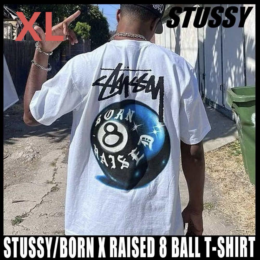 ❗️SALE❗️STUSSY&BORN X RAISED 8 BALL TEE XL