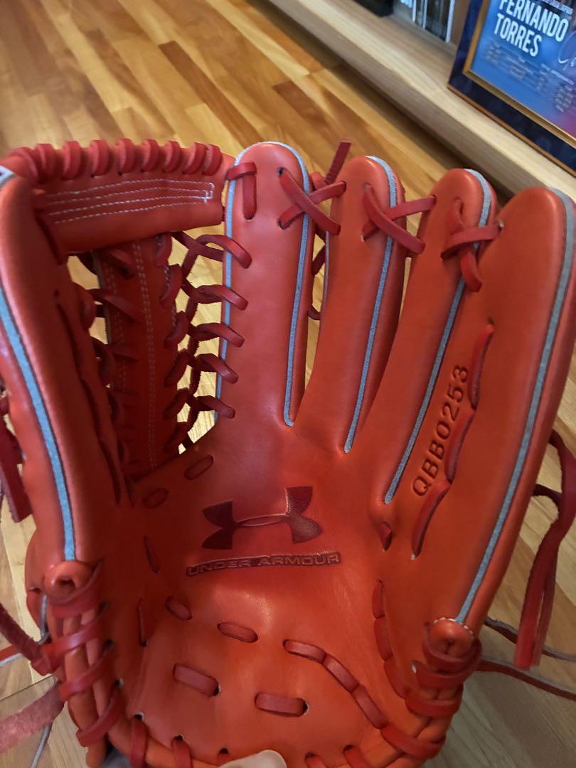 Under Armour 軟式グローブ 外野手 オレンジ