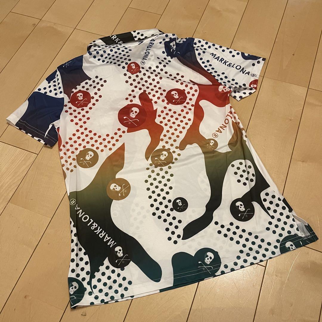MARK&LONA マークアンドロナ レディース ゴルフ マルチ ポロシャツ白L