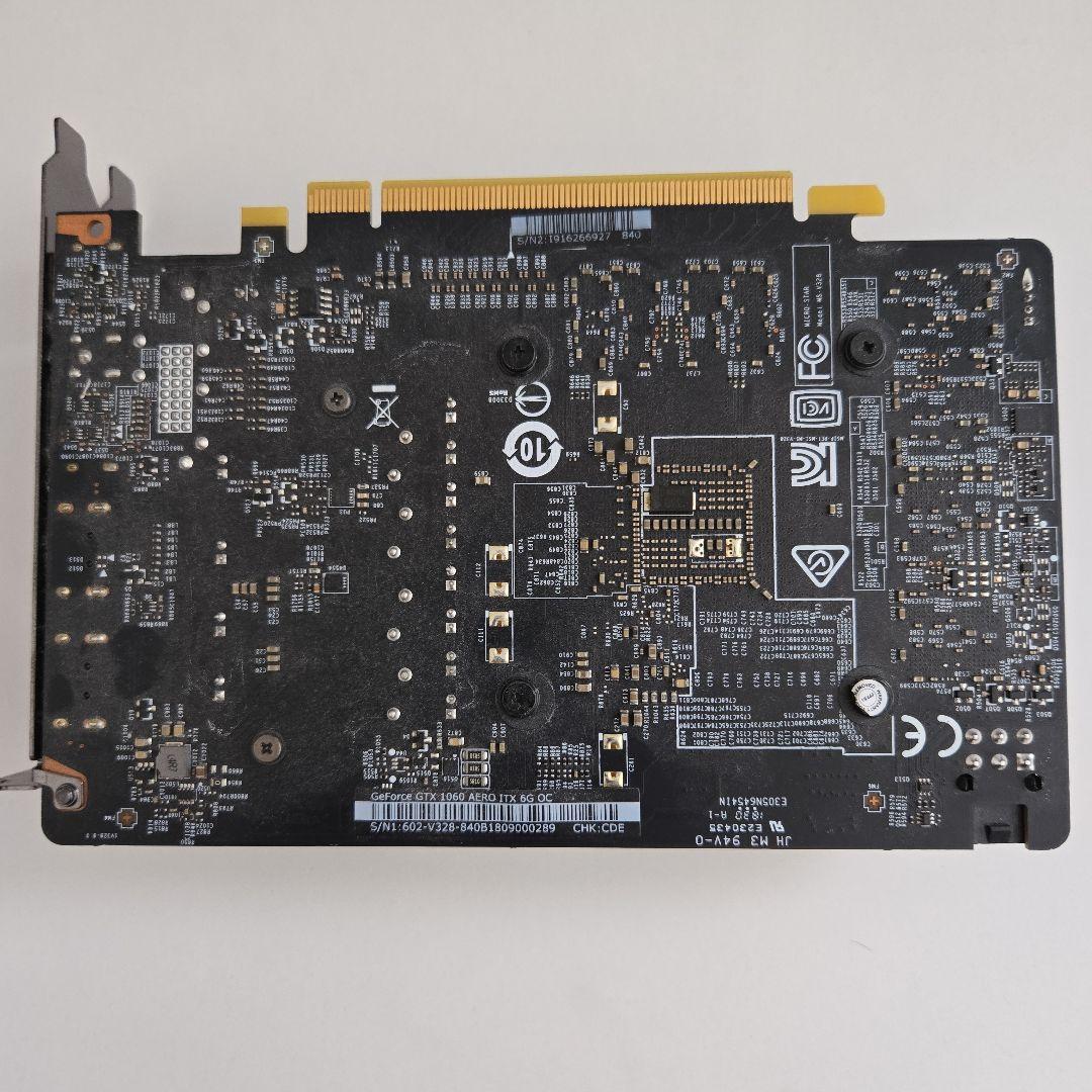 Amazon | MSI GeForce GTX 1060 AERO ITX 6G OC グラフィックス