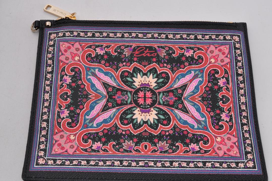 ETRO エトロ ペイズリー トートバッグ 手提げかばん ポーチ,保存袋付き