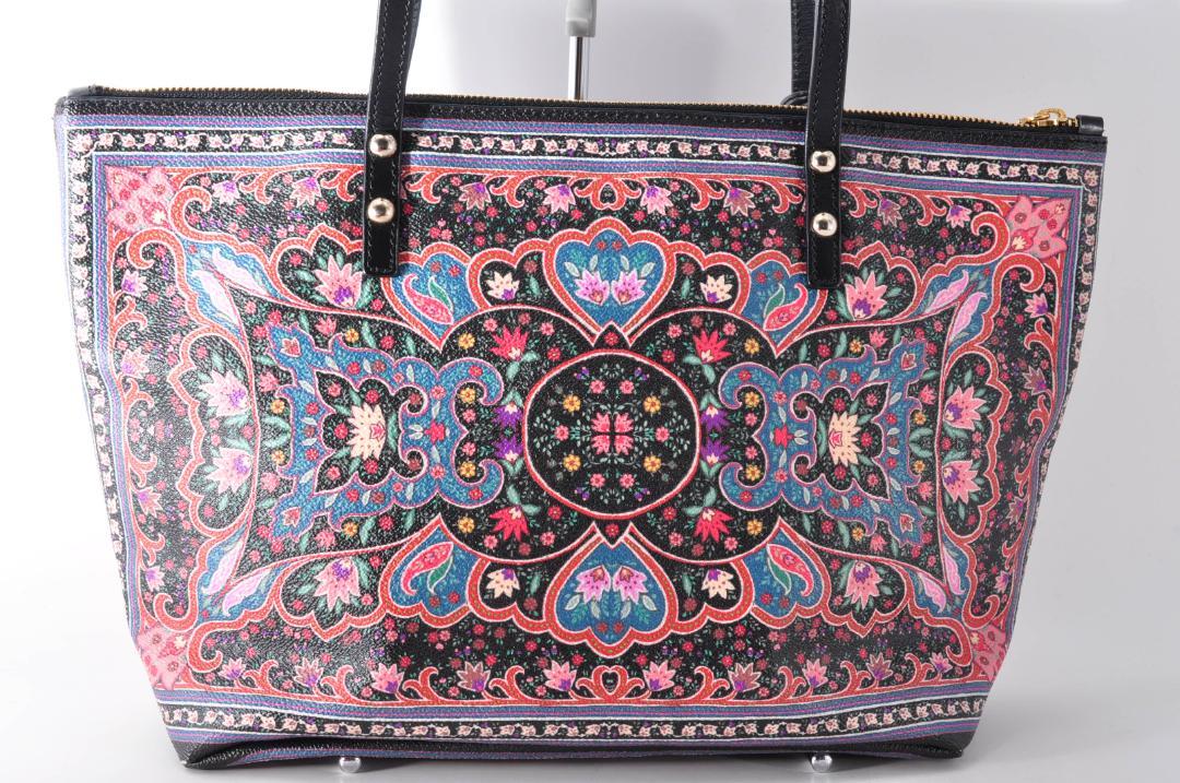 ETRO エトロ ペイズリー トートバッグ 手提げかばん ポーチ,保存袋付き