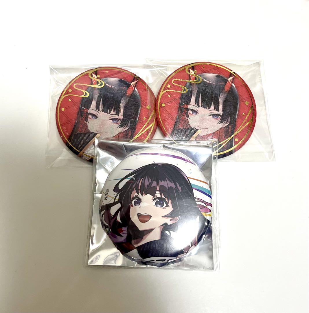 にじさんじ 月ノ美兎 缶バッジ 3個セット - メルカリ