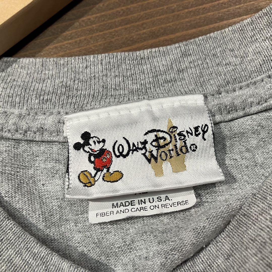USA製 Disney fantasmic tシャツ XL グレー　両面プリント