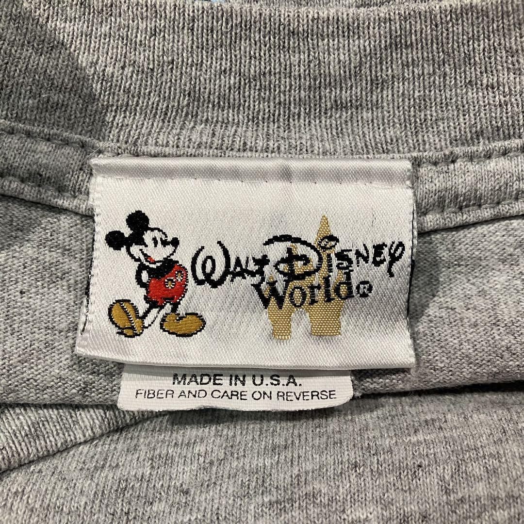 USA製 Disney fantasmic tシャツ XL グレー　両面プリント