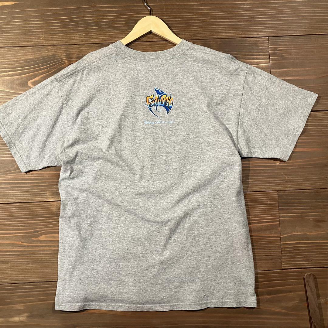 USA製 Disney fantasmic tシャツ XL グレー　両面プリント