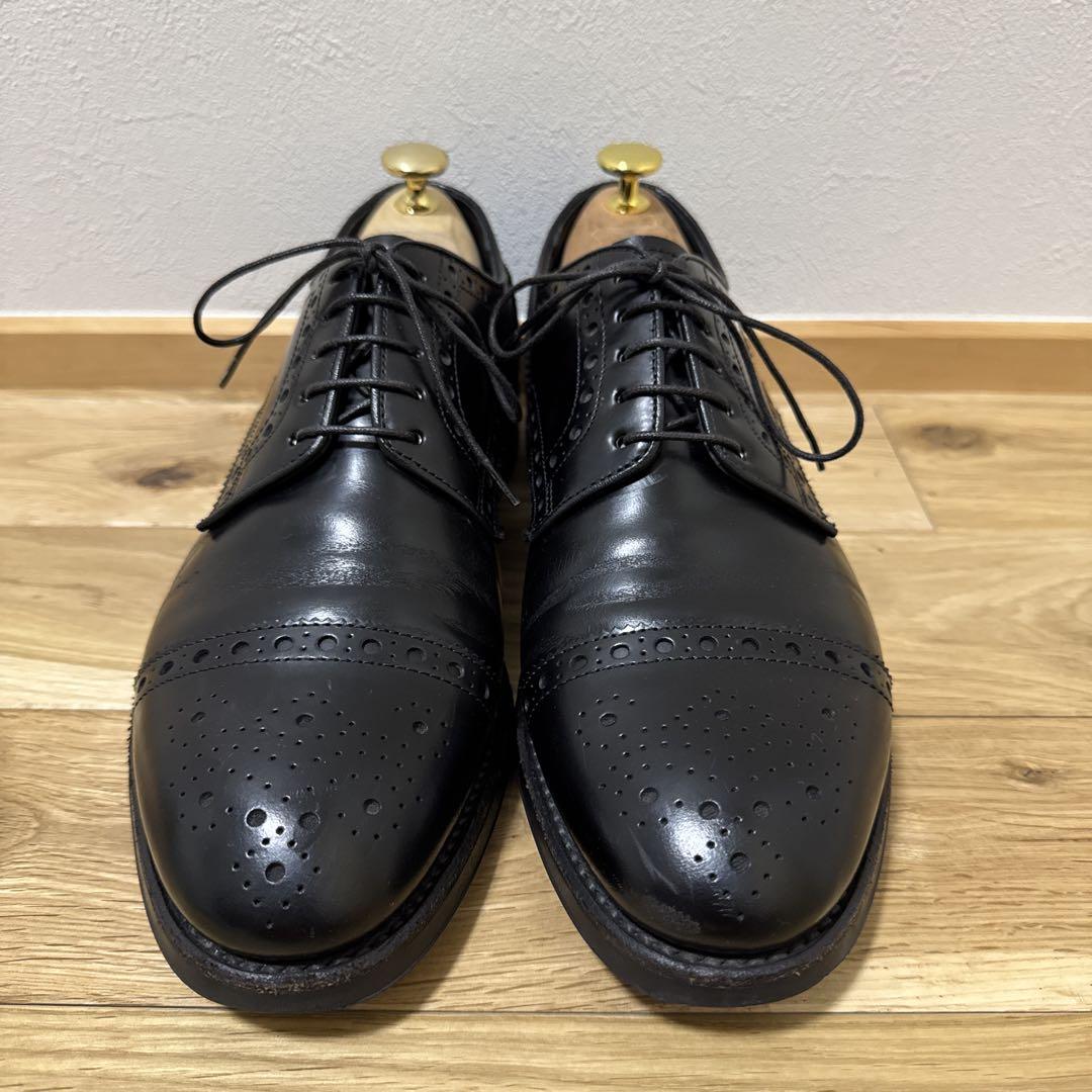 【美品】REGAL リーガル パンチドキャップトゥ 26cm 美品】REGAL リーガル パンチドキャップトゥ 26.5cm