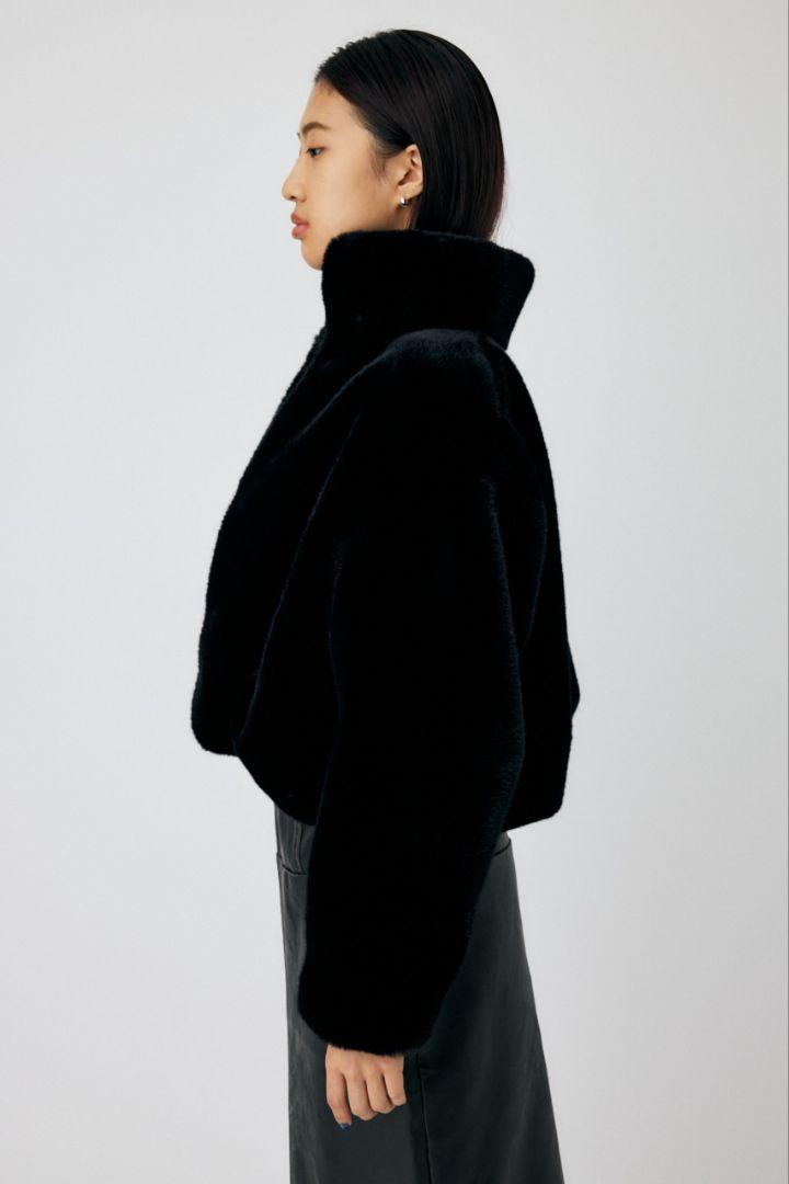 MOUSSY（マウジー）の「FAUX FUR STAND COLLAR ジャケット（その他アウター）」 - WEAR