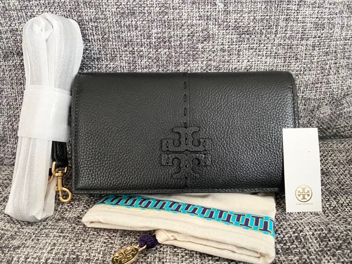 大流行中! トリーバーチ マックグロウ ウォレット 長財布 キャメル