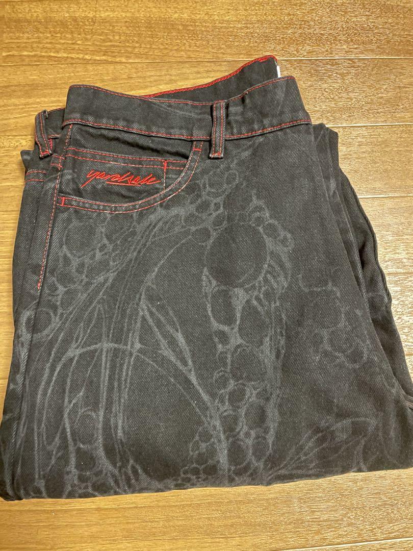 ヤードセール　yardsale fuct ripper jeans black