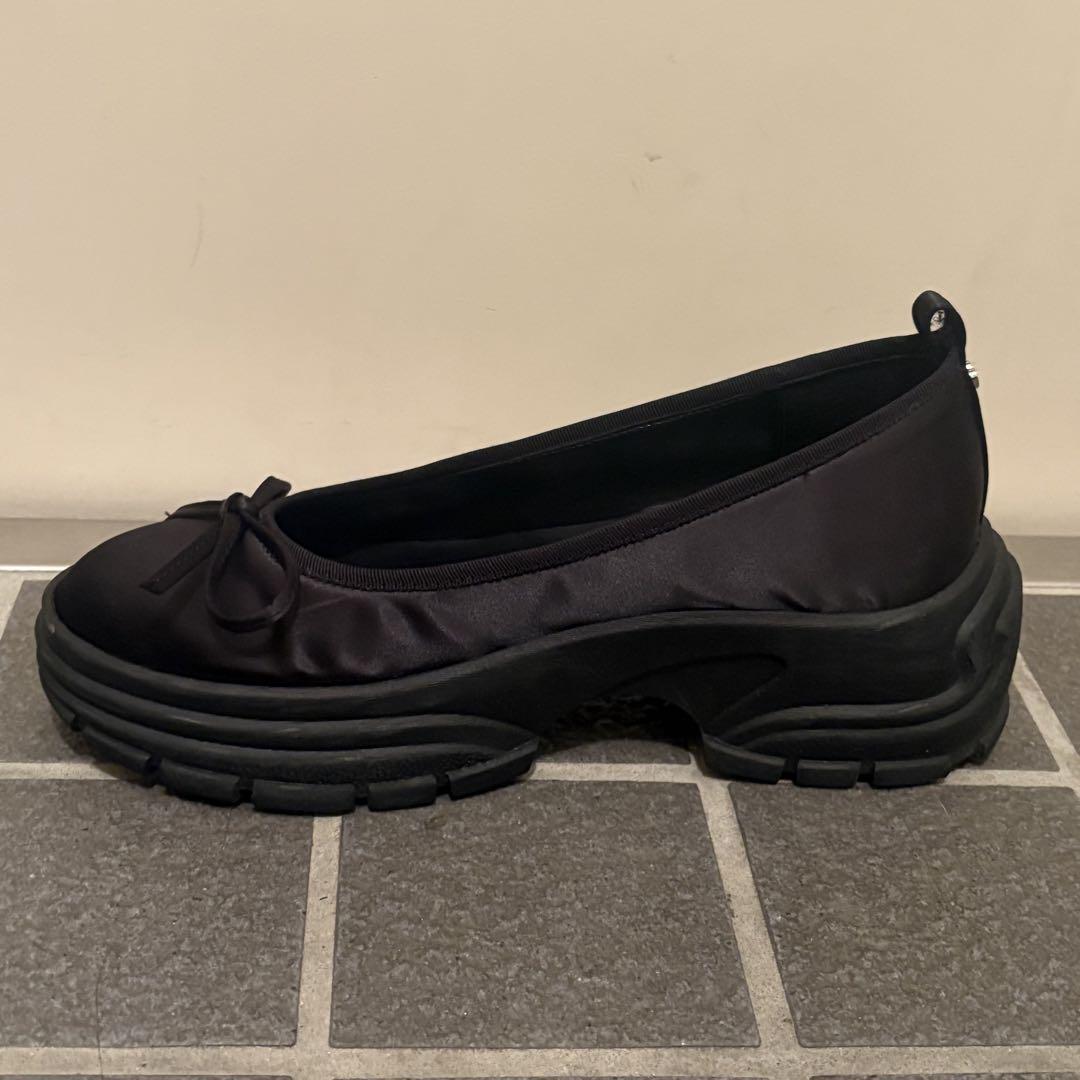 épine エピヌ bijou strap satin ballet shoes - メルカリ