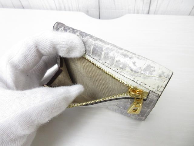 低価再入荷 極美品 COCOCELUX GOLD ココセリュックスゴールド クロコ 財布 KBkFg-m18278638526 高品質格安