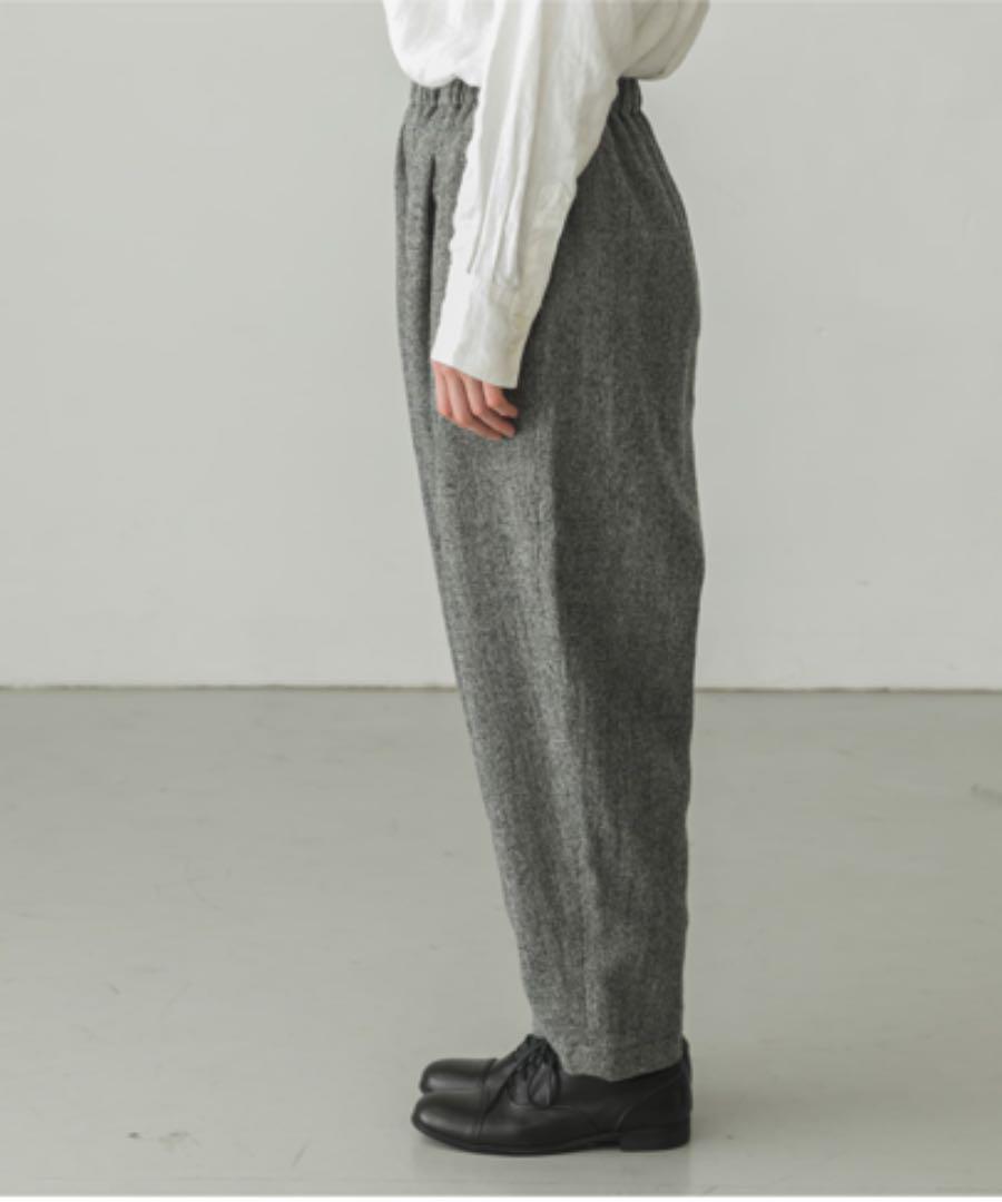 定番再入荷 新品タグ付 かぐれ ウールサルエルパンツ CHECK HuclU-m18281436985 お買い得HOT