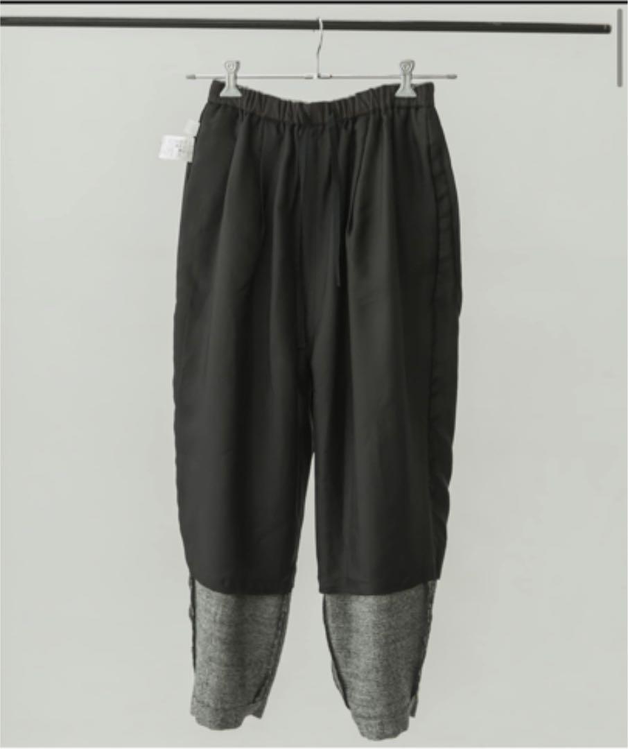 定番再入荷 新品タグ付 かぐれ ウールサルエルパンツ CHECK HuclU-m18281436985 お買い得HOT