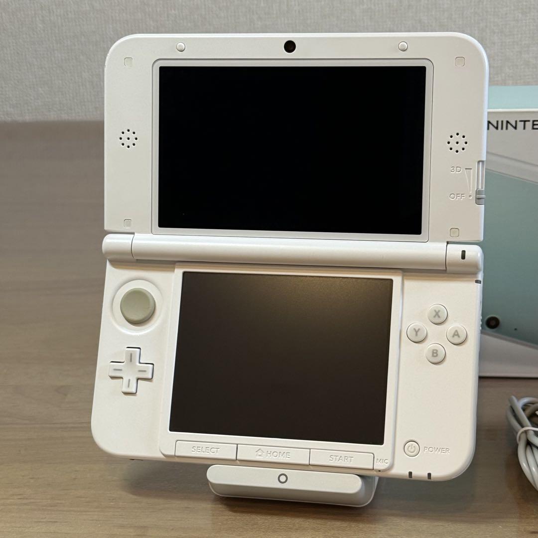 6-117 ニンテンドー3DS LL ミント×ホワイト 箱付き - メルカリ