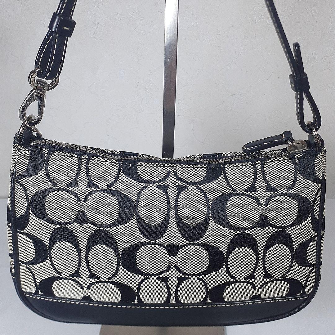 COACH アクセサリーバッグ コーチ　シグネチャー キャンバス　レザー