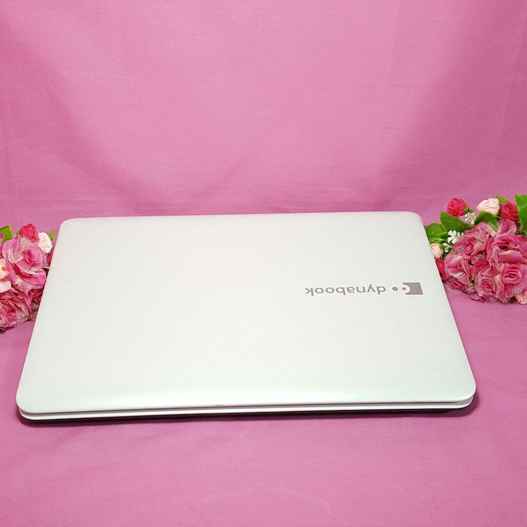 ホワイト✱Dynabook✱Win10✱メモリ4G✱オフィス✱テンキ付♪WiFi ホワイト✱Dynabook✱Win10✱メモリ4G✱オフィス✱テンキ付♪WiFi