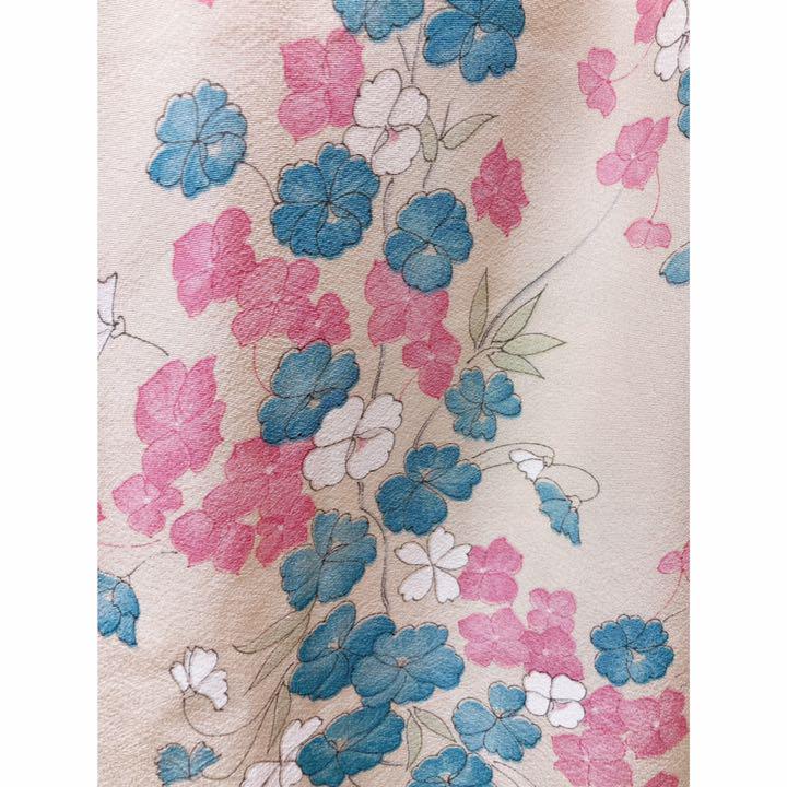 展示品 ◇着物リメイク◇ セットアップ ホワイト 花柄 レース