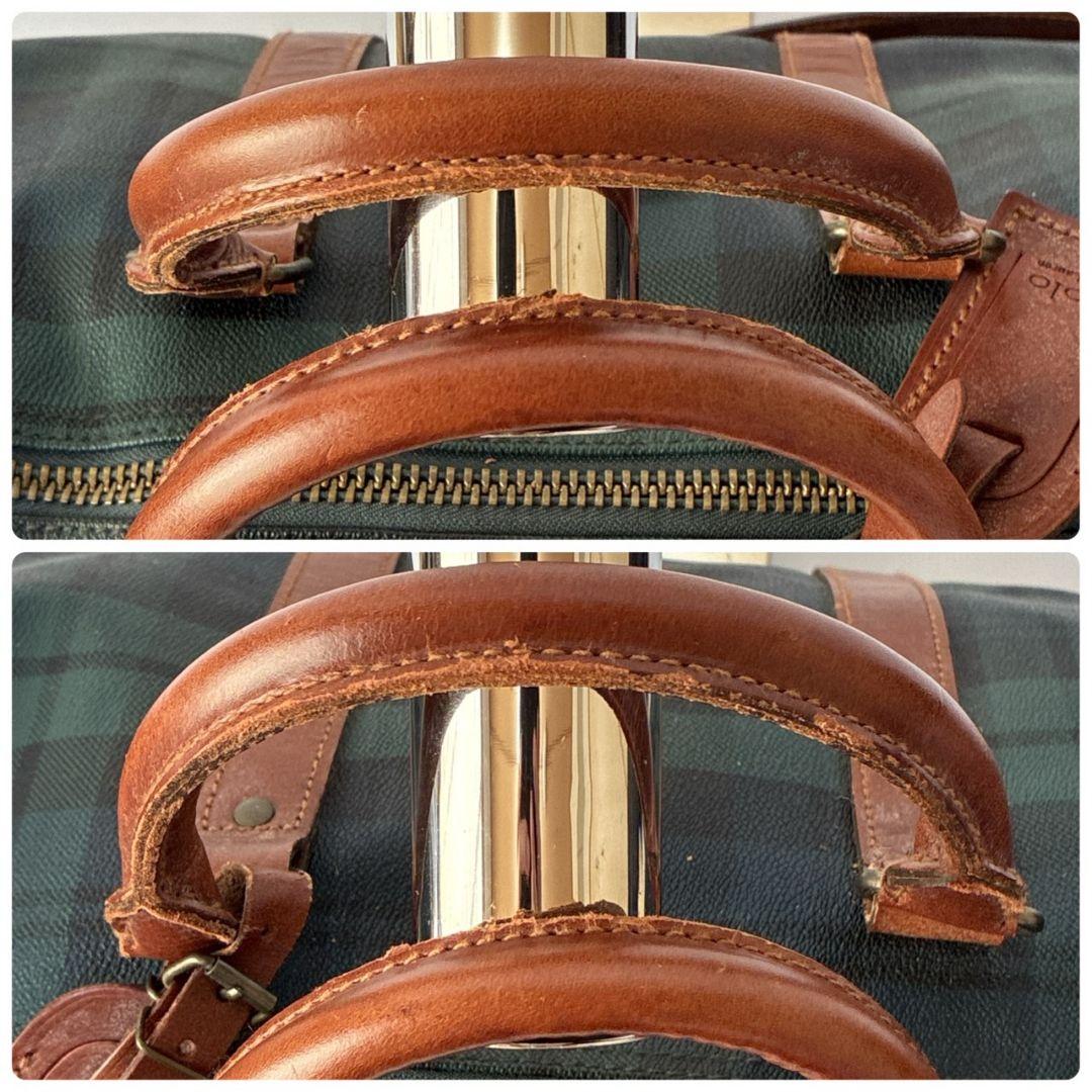美品☆ポロラルフローレン ボストンバッグ 2way ショルダー 本革