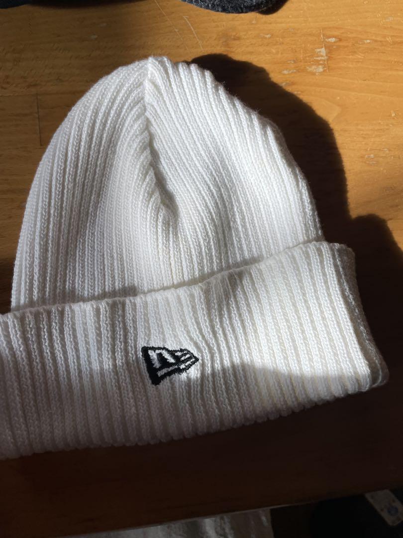 NEW ERA® x 100A KNITホワイト ニット帽