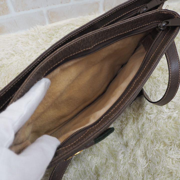低価送料無料 GUCCI グッチ オールドグッチ ショルダー キャンバス GG シマ シェリー Ebszo-m18293661008 大人気定番