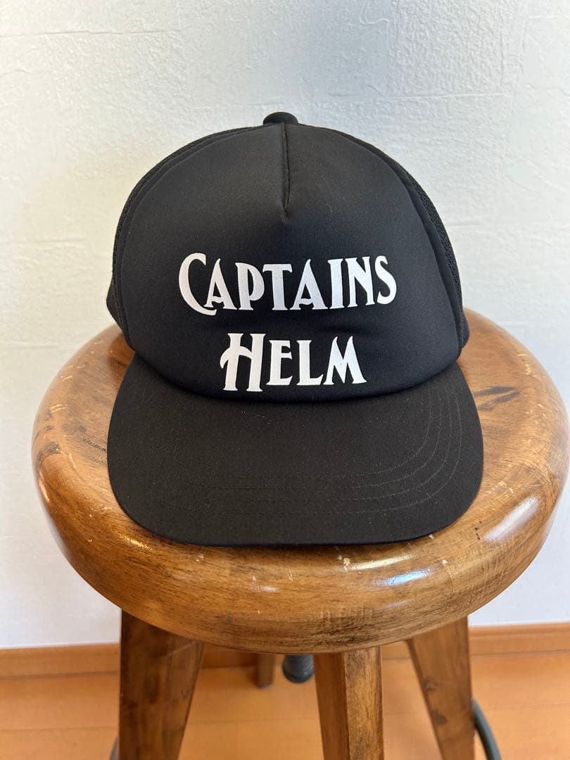 【早い者勝ち】captains helm メッシュキャップ CHALLENGER ファッション CAPTAINS HELM メッシュキャップ ブラック