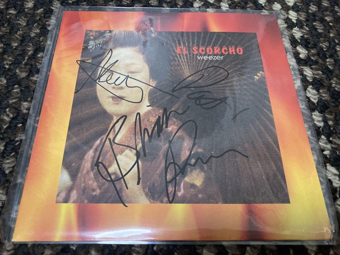 weezer/ウィーザー EL SCORCHO サイン入り7インチレコード