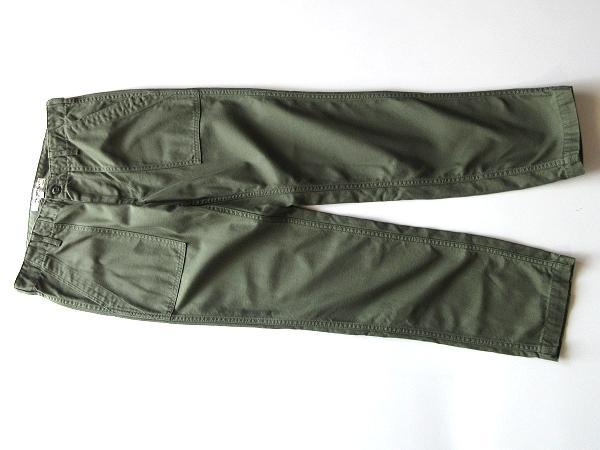 未使用 FOB FACTORY F0431 BAKER PANTS 1 オリーブ