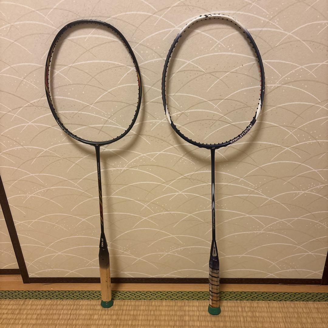 YONEX バドミントンラケット　ナノフレア800 マッスルパワー45 ジャンク 5,394円